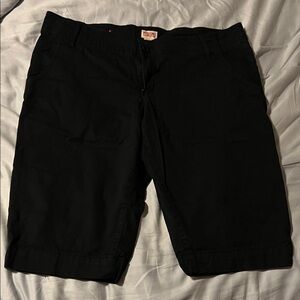 Mossimo Supply Co. Men's Black Flat Front Shorts